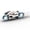 Arctic White, variant on Retro Cyber Recognition Craft Building Set, Classic Sci-Fi Vehicle Model Kit, 489-Piece Collectible Toy for Display