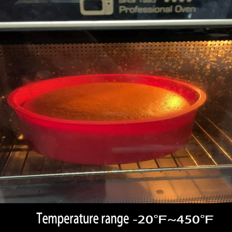  HOIRIX 2Pieces Silicone Bundt Cake Pan 6 Inch Baking Mold  Non-Stick Round Tube Cake Pan Molds (Color : B, Size : 2Pcs): Home & Kitchen