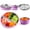 Purple-4, variant on 8 Blue 8-piece Stainless Steel Silicone Feeding Set