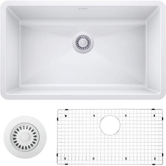 Precis Super Single Bowl Kitchen Sink Kit with Accessories