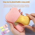 thumbnail image 3 of Double-Sided Bath Foaming Bag, 2Pcs Dual-Sided Exfoliating Mesh Pouch with Handle, 2-in-1 Shower Sponge Glove for Bar Soap Including Coarse Pores & Fine Pores, Color 2, 3 of 7