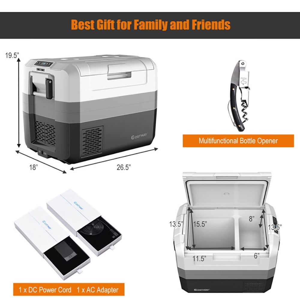 Aimee Lii 58 Quart Portable Electric Camping Car Cooler, Travel Cooler, Outdoor Picnic Camping Equipment Aimee Lii 58 Quart Portable Electric Camping Car Cooler, Travel Cooler, Outdoor Picnic Camping Equipment