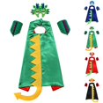 thumbnail image 3 of BOOMNY Halloween Kids Boys Girls Dinosaur Dress Up Funny Hallowmas Party Outfits Sets Playful Stage Performance Clothes Set, 3 of 9