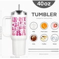 thumbnail image 2 of 21st Birthday Gifts for Her, Happy 21 Year Old Birthday Gifts for Her, Funny Gifts for 21st Birthday Female, Cool 21st Birthday Gifts Ideas - 40 oz Insulated Tumbler with Straw Lid, 2 of 6
