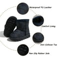 thumbnail image 2 of Meckior Toddler Boys Girls Snow Boots Winter Snow Warm Fleece Booties High-Top Ankle Shoes for Little Kids, 2 of 6
