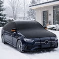 thumbnail image 5 of Eolstice Winter Car Magnetic Snow Cover, Waterproof Thickened Half Car Cover For Windshield, Ice Snow Protector For Vehicle Outdoor Parking, 5 of 9