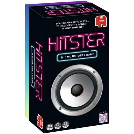 Hitster - The Music Party Card Game, Fun Music Card Game, 2-10 Players