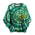 thumbnail image 7 of Craaazy Women's Long Sleeve St Patricks Day Tshirts with Green Shamrock, 7 of 7