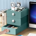 thumbnail image 6 of Drawer Style Desktop Storage Box, Multifunctional Plastic Office Organizer, Multi-Compartment Design for Stationery Sundries Tools, Space Saving for Home School Office, 6 of 6