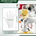 thumbnail image 2 of White Cotton Gloves Parades Costume Gloves Formal Uniform Glove Jewelry Inspection, 12 Pair, 2 of 6