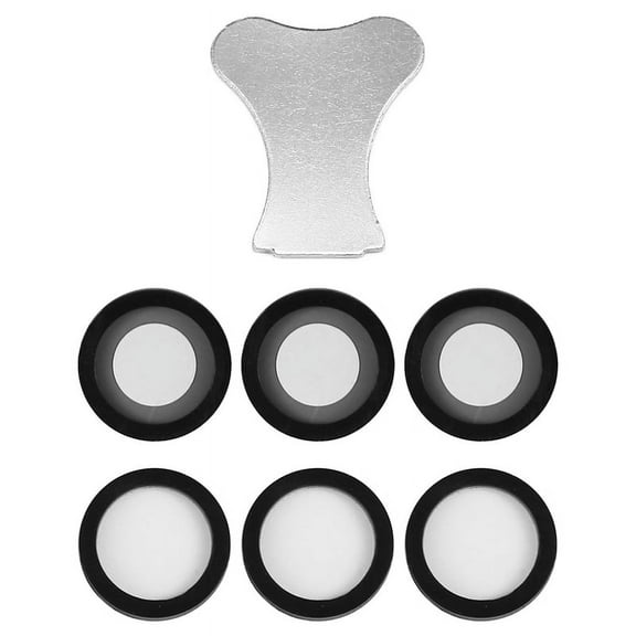 7Pcs Mist Maker Maintenance Kit, Ceramic Disk Ceramic Disk Key Replacement Parts Kits for Fog Machine,6 * Disk 1 * key,Multicolor