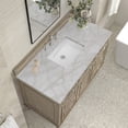 thumbnail image 3 of James Martin Vanities 424-V48-BKO-3VSL Lorelai 48" Single Basin Wood Vanity Set - Black, 3 of 7
