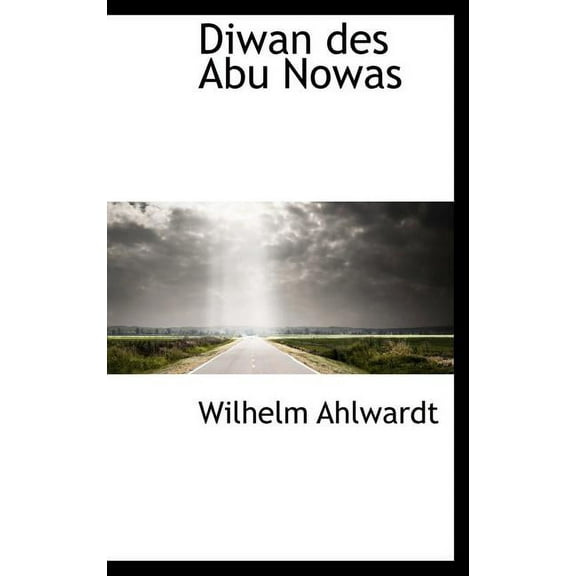 Diwan Des Abu Nowas (Hardcover)