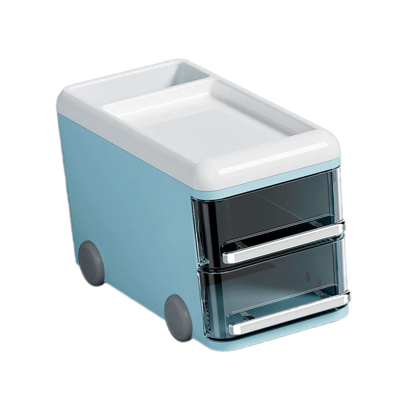 TISHITA Desk Organizers Table Display Stand Car Shaped Office Tabletop Organization Versatile Accessories Storage Rack for Countertop Blue