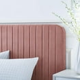 thumbnail image 4 of Modway Celine Channel Tufted Performance Velvet Full Platform Bed in Dusty Rose, 4 of 9