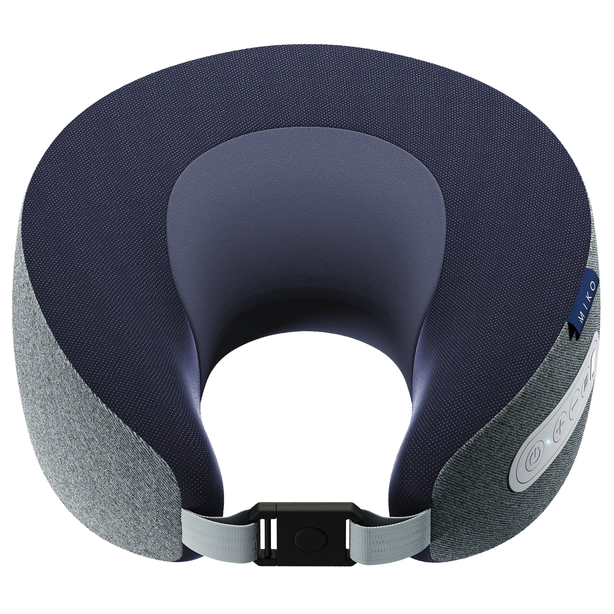 Miko Snug Neck Massage Pillow with Memory Foam, Soothing Heat, and Ergonomic Support – Portable Neck Massager for Travel, Home, and Office Comfort and Tension Relief