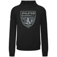 thumbnail image 2 of Men's Levelwear  Black Oakland Athletics Mandate Buckler Tri-Blend Pullover Hoodie, 2 of 3