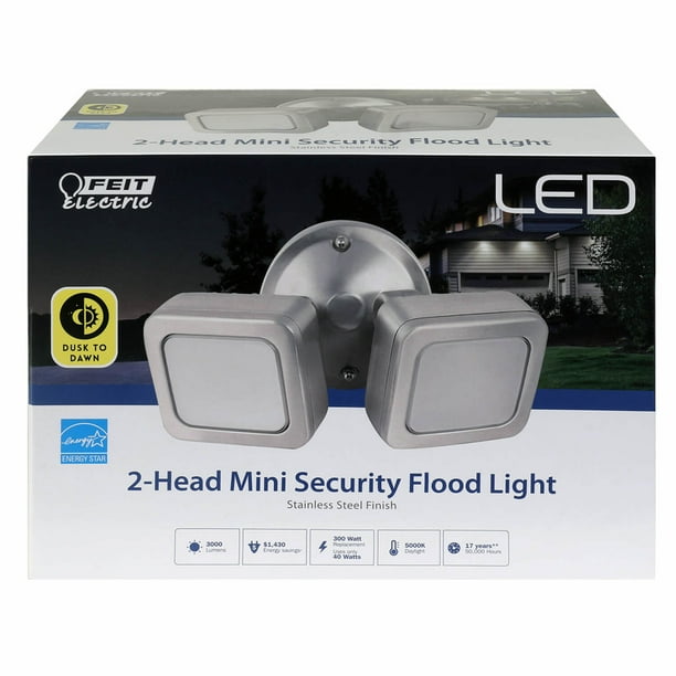 Feit 73708 Dual Head Security Flood Light