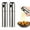Two Pack, variant on Oil Sprayer for Cooking, 100ml Stainless Steel Oil Spray Bottle, Durable Oil Sprayer Mister Kitchen Gadgets for Baking, Air Fryer, BBQ (Silver, 1 Pack)