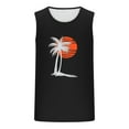 thumbnail image 4 of GERsome Mens Tank Tops Summer Beach Vacation Muscle Tee Hawaiian Graphic Crewneck Sleeveless T Shirts S-2XL, 4 of 5