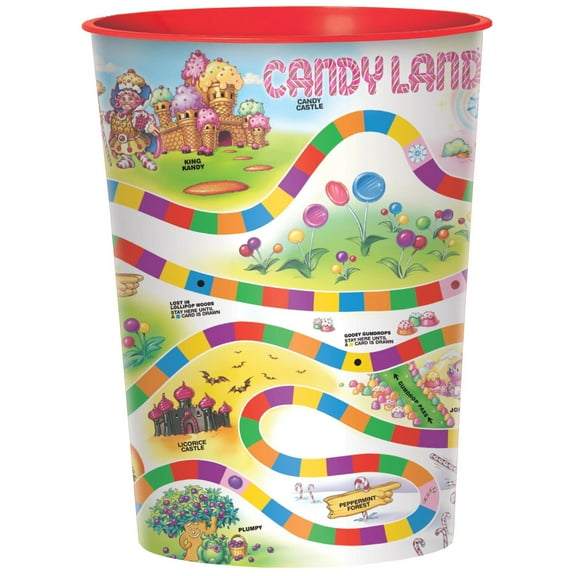 Amscan Candyland Reusable Keepsake Cups (2ct)