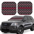 thumbnail image 1 of Saiise red Minimalist Snowflake for Foldable Car Sun Shades (2-Pack) Offer Sun Protection with an Easy-fold Design for Convenient Windshield Shading-Small, 1 of 6