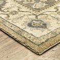 thumbnail image 3 of Oriental Weavers Florence Area Rug - 661I6 - 9'10" x 12'10" - in Beige/ Grey - Vintage Inspired, Stain Resistant, Family and Pet Friendly , Family, Dining, Living Room Rug, 3 of 8