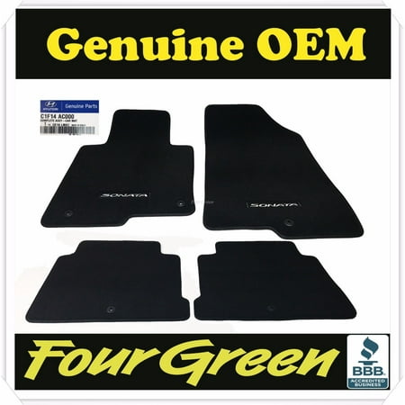 New 2017 Hyundai Sonata Front Rear Set Of Carpeted Floor Mats New 2017 Hyundai Sonata Front Rear Set Of Carpeted Floor Mats Oem