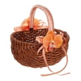 thumbnail image 1 of Cesta de niña de las flores, cesta de picnic, decoración romántica, elegante contenedor para dulces con flor de naranja, 1 of 8
