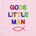 thumbnail image 2 of CafePress - God's Little Man Infant Bodysuit - Baby Light Bodysuit, Size Newborn - 24 Months, 2 of 4