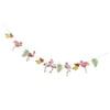 Paper Flamingo Flower Leaf Garland Home Party Wall Hanging Decoration