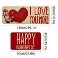 thumbnail image 3 of LSLJS Valentines Day Decor, Valentine's Day Themed Carpet, Non Slip Door Mat, Absorbent Bathroom Porch Mat, Bathroom Rugs, 3 of 9