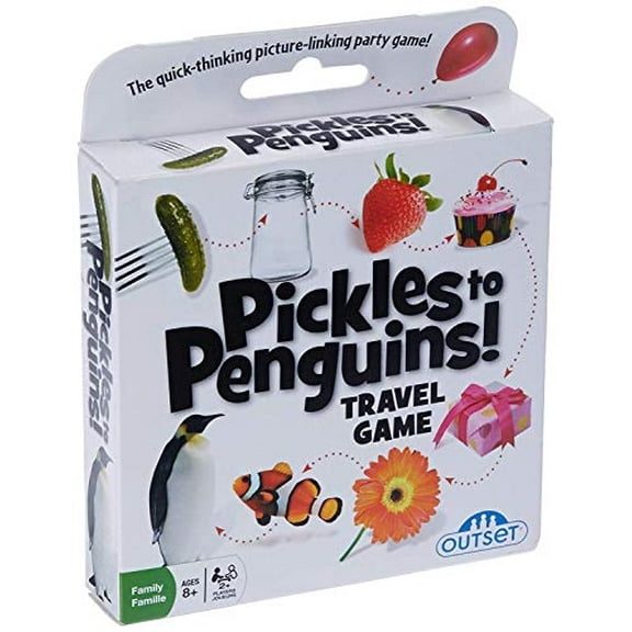 Outset Media 10211 Pickles to Penguins Travel Game - Ages 8 Plus