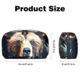 thumbnail image 5 of Bear Digital Storage Bag Pouch, Hard Drive Bag, Laptop Cord Organizer, Cable Organizer, Oxford Fabric Waterproof Electronics Travel Case - 5.9x9.44x3.14 in., 5 of 6