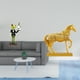 thumbnail image 2 of Escultura creativa de animal, estatua de rana camarera y figura de caballo, adorno decorativo para chimenea, estante de entrada, regalo de cumpleaños,, 2 of 8