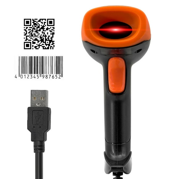 PEPISKY U20 USB Wired Handheld 1D 2D QR Barcode Scanner Manual Continuous