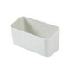 thumbnail image 2 of Cesta colgante para cocina y baño - Organizador de plástico montado en la pared para ajo, jengibre, especias - blanco, 7,8x3,7,7x4,1 pulgadas, 2 of 6