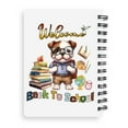 thumbnail image 2 of Welcome Bulldog Back to School Vintage Retro Spiral Bound Journal Dog Lover Gifts Idea 5x7in Spiral Notebook - 02012, 2 of 5