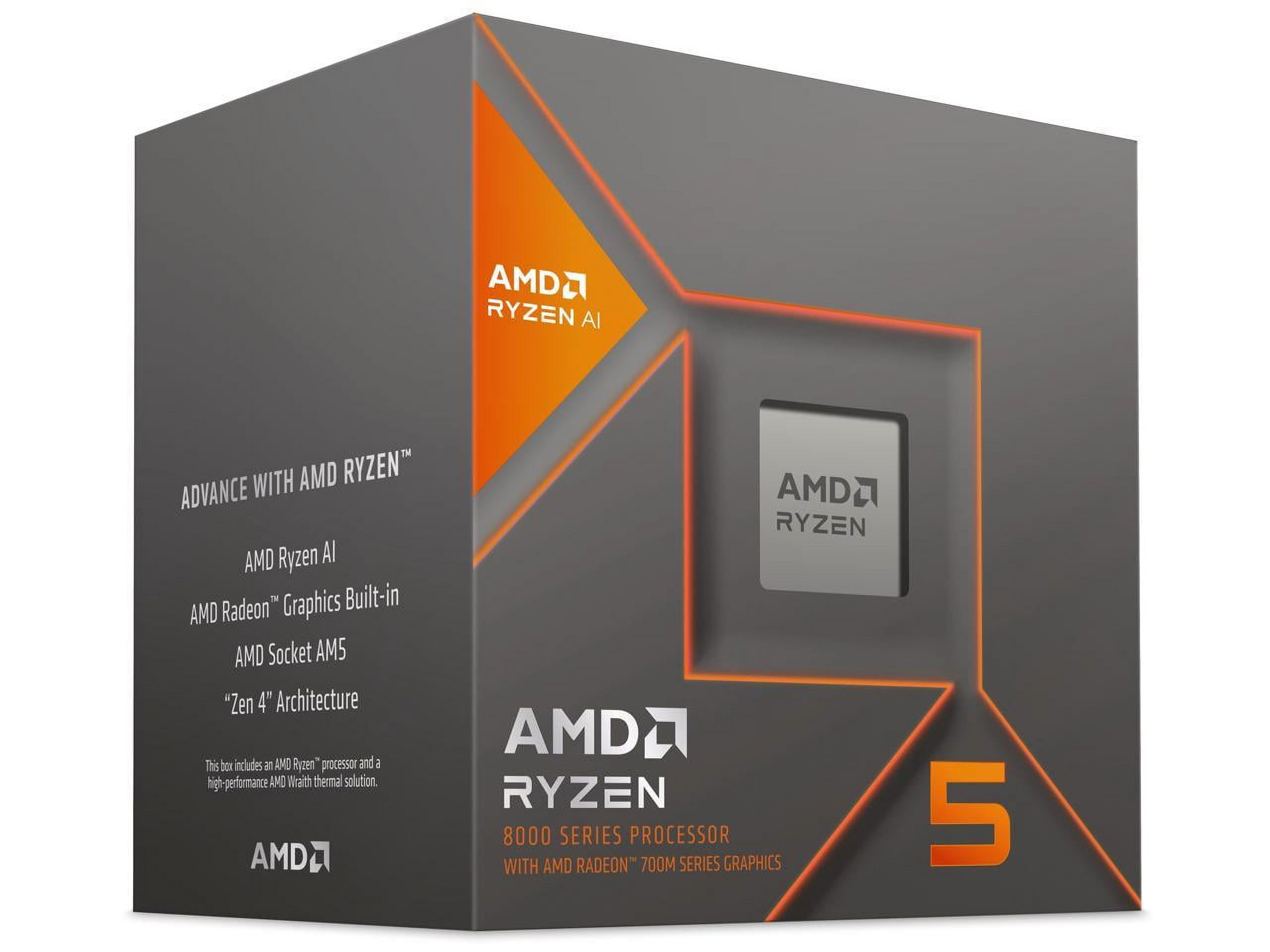 AMD Ryzen 5 8600G - 6-Core 4.3GHz CPU, Gaming Processor with