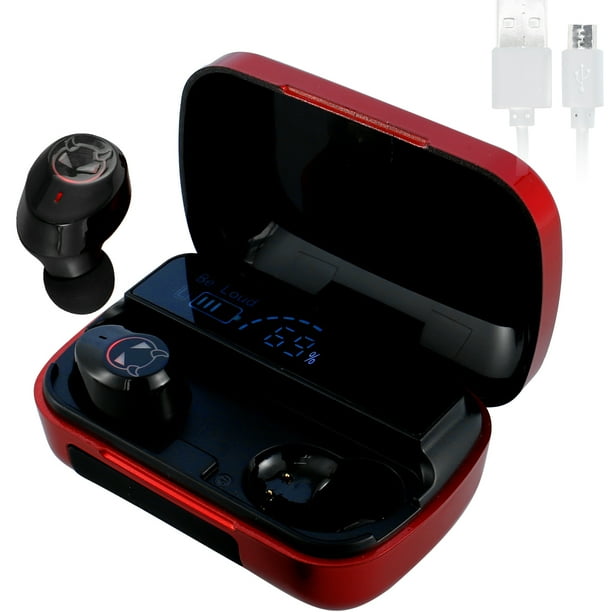 Auriculares Inalámbricos Auriculares Bluetooth 5.1 Con Estuche De Carga A Prueba De Sudor Auriculares Intrauditivos Control Táctil Auriculares Deportivos Hifi Estéreo De Graves Profundos Con Micrófono Muyoka Hogar