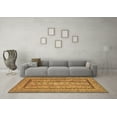 thumbnail image 3 of Ahgly Company Indoor Rectangle Abstract Brown Modern Area Rugs, 2' x 5', 3 of 4