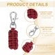 thumbnail image 3 of Uxcell 5 Paquete de Tiradores de Cremallera, Extensión de Tirador de Nylon de 3 Pulgadas, Reemplazo de Cremalleras Tejidas a Mano con Cierre Metálico para Ropa, Mochilas, Maletas, Bolsos, Rojo Vino, 3 of 6