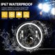 thumbnail image 2 of 1Pcs 7 inch Car Motorcycle LED Headlight with DRL/Turn Signal/Low Beam/High Beam 7' H4 Round LED Headlight IP67 Waterproof, 2 of 5