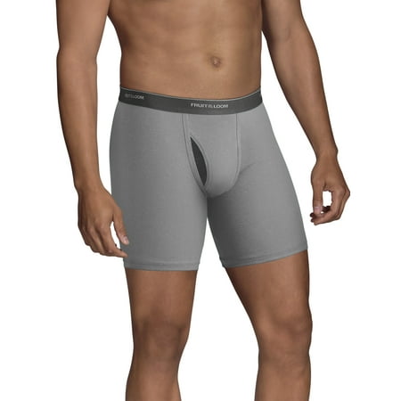 Big Men's CoolZone Fly Dual Defense Boxer Briefs, Extended Sizes, 4 Pack