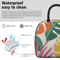 thumbnail image 3 of Obrewu Tropical Palm Leaves in Hawaii Lunch Bag for Adult, Insulated, Leakproof, Oxford Cloth, 3 of 7