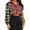 Multicolor, variant on Casual Tartan Shirt Collar Multicolor Long Sleeve Women's Blouses Petite XXS (0)