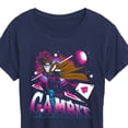 thumbnail image 3 of Marvel X-Men - Gambit Space - Women's Short Sleeve Graphic T-Shirt, 3 of 5