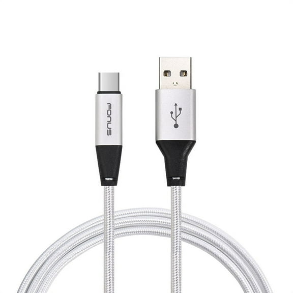 Verizon Google Pixel 2 XL Braided 6ft Long Type-C USB Cable Sync Wire P3W