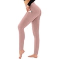 thumbnail image 4 of JnLxul Leggings for Women Casual Workout High Waisted Slim Stretchy Tights Yoga Pants with Pockets for Outdoor Running(X-Large), 4 of 8