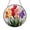 Acrylic 3.5 Inch, variant on Gladiolus stained glass suncatcher, August birth flower window hanging for home decor